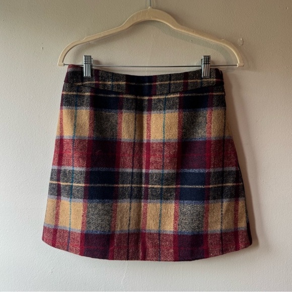 RIHOAS Dresses & Skirts - RIHOAS Red and Blue A-Line Mini Skirt Casual